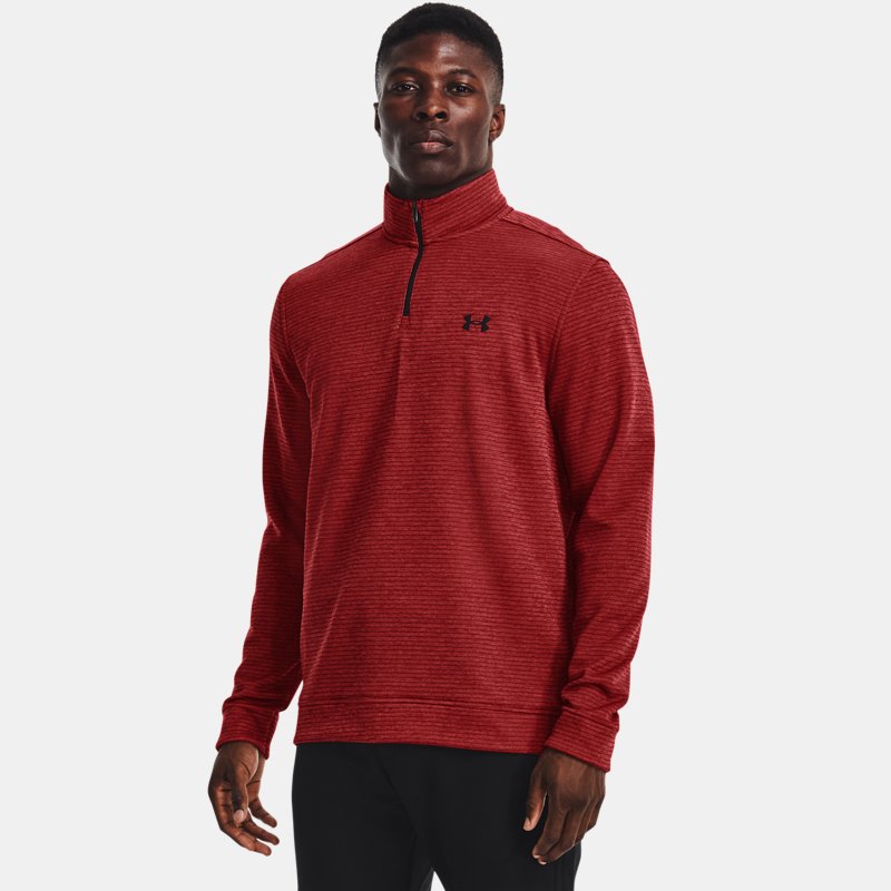 Men's  Under Armour  Storm SweaterFleece ¼ Zip Stadium Red / Black S